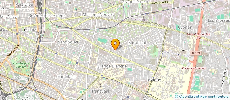 localisation de l'entreprise SARL SOFRAFAC  LYON