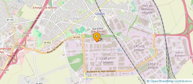 localisation de l'entreprise SARL SOGEMET à LESQUIN