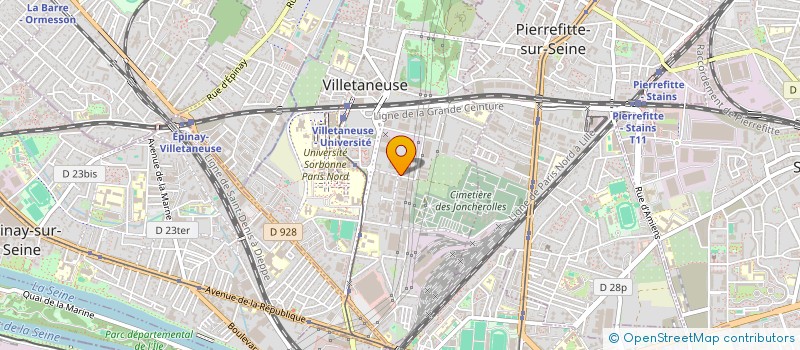 localisation de l'entreprise SARL SOGEPRINT  CROISSY-BEAUBOURG