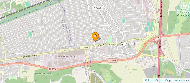 localisation de l'entreprise SARL SOGERAPRIM à VILLEPARISIS