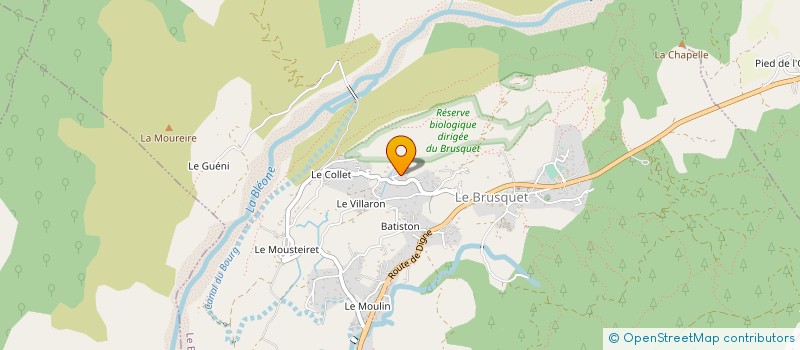 localisation de l'entreprise SARL SOGIMEX à LE BRUSQUET