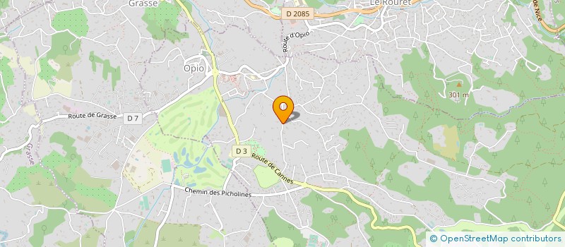 localisation de l'entreprise SARL SOGRAS à OPIO