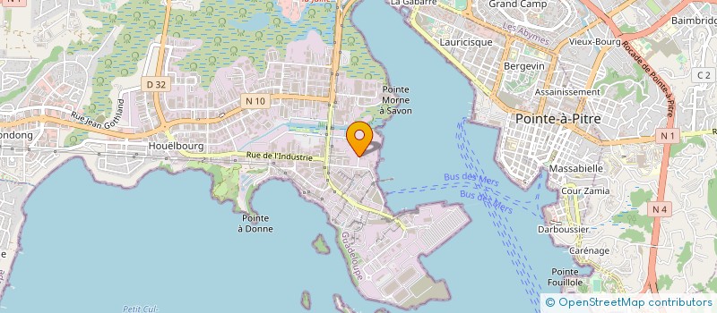 localisation de l'entreprise SARL SOGUATCOM à BAIE MAHAULT