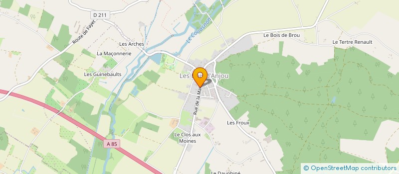 localisation de l'entreprise SARL SOHA  BRISSAC LOIRE AUBANCE