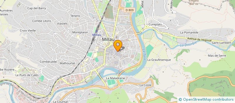 localisation de l'entreprise SARL SOHA à MILLAU