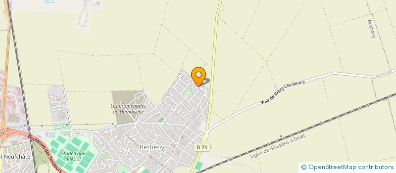 localisation de l'entreprise SARL SOHIER  BETHENY