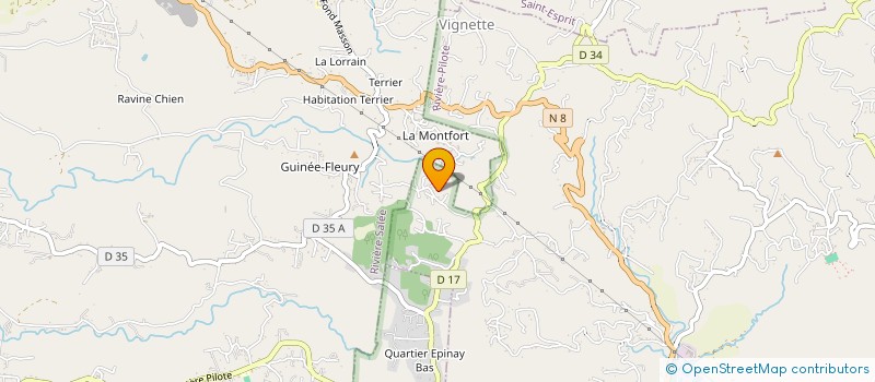 localisation de l'entreprise SARL SOJECO à RIVIERE-PILOTE