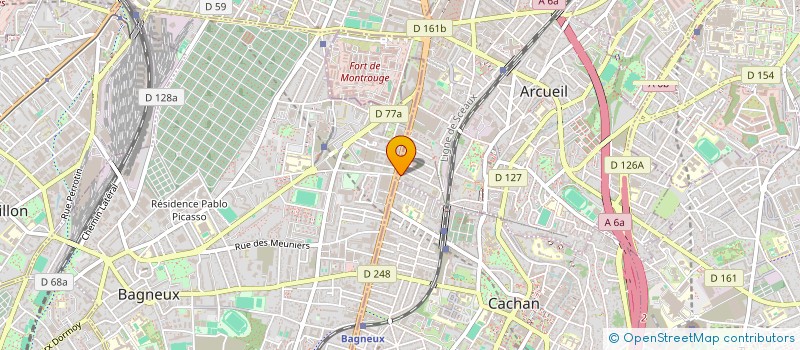 localisation de l'entreprise SARL SOJT à ARCUEIL