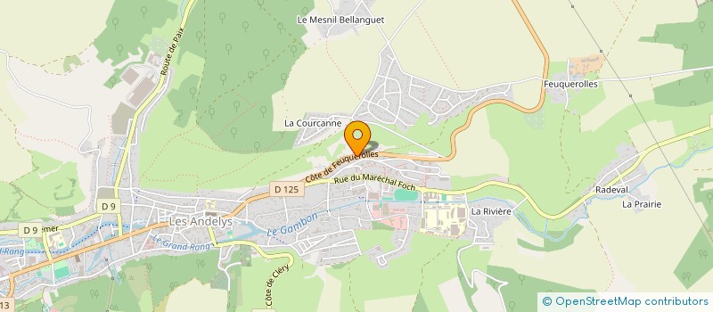 localisation de l'entreprise SARL SOKONARA  LES ANDELYS