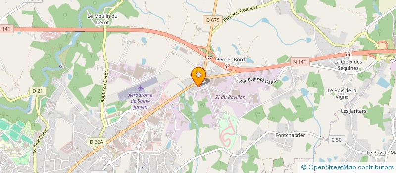 localisation de l'entreprise SARL SOL DECO 87  SAINT JUNIEN