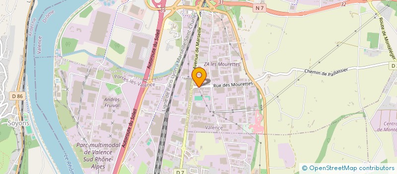 localisation de l'entreprise SARL SOLA à VALENCE