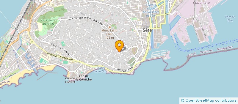 localisation de l'entreprise SARL SOLAR à SETE