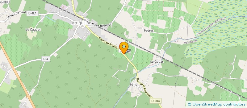 localisation de l'entreprise SARL SOLARPRO  SAINT-GERMAIN-D'ESTEUIL