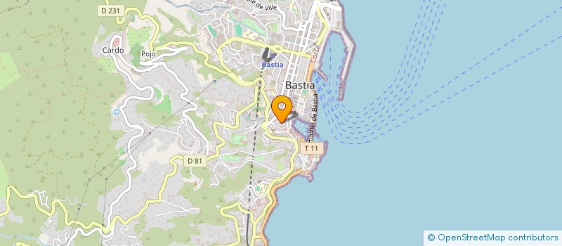 localisation de l'entreprise SARL SOLDERIE BASTIASE à BASTIA