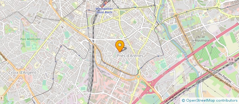 localisation de l'entreprise SARL SOLEIL à MONTPELLIER