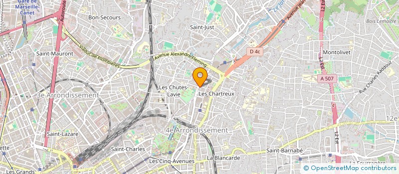 localisation de l'entreprise SARL SOLEIL à MARSEILLE