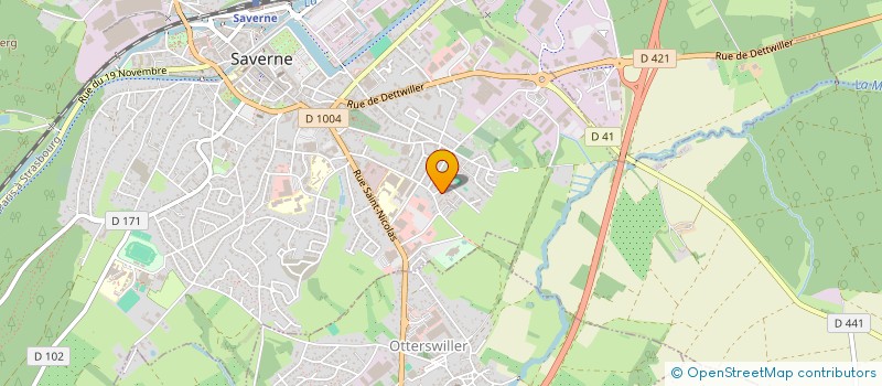 localisation de l'entreprise SARL SOLEIL CONSTRUCTION  SAVERNE