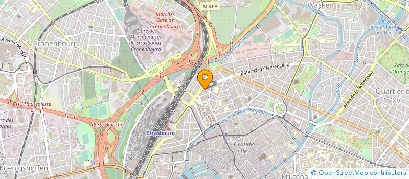 localisation de l'entreprise SARL SOLEIL D'ORIENT 67  STRASBOURG