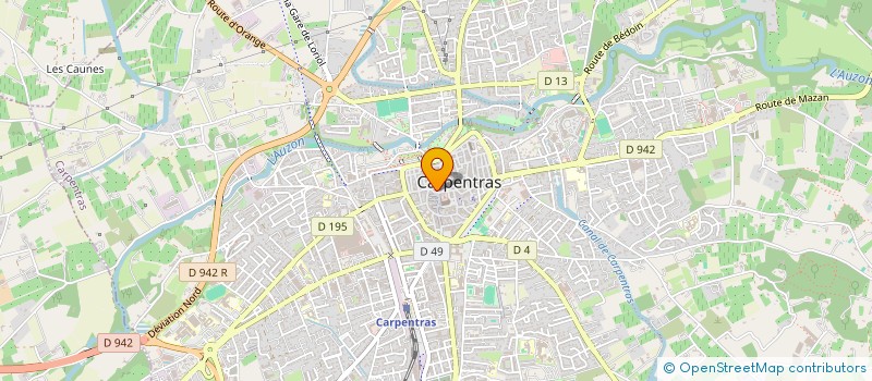 localisation de l'entreprise SARL SOLEIL DU MIDI  CARPENTRAS