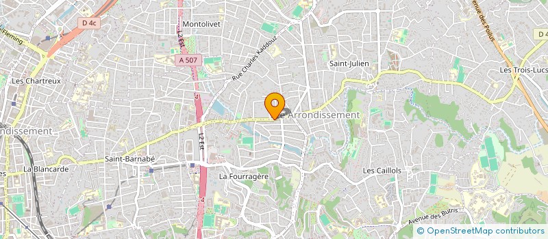 localisation de l'entreprise SARL SOLER TRAVAUX à MARSEILLE