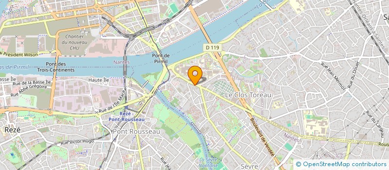 localisation de l'entreprise SARL SOLEVA à NANTES