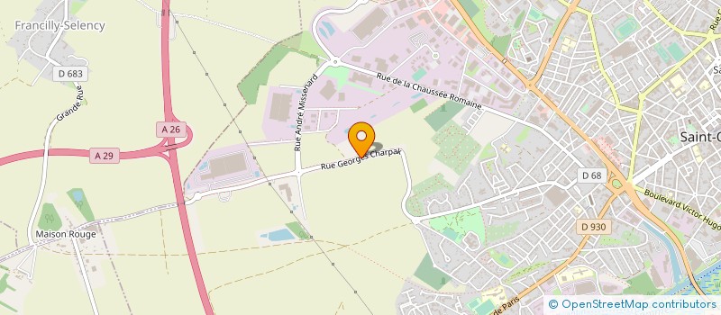 localisation de l'entreprise SARL SOLGRAIN à SAINT-QUENTIN