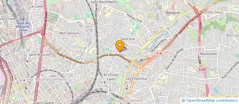 localisation de l'entreprise SARL SOLID BATIMENT à MARSEILLE