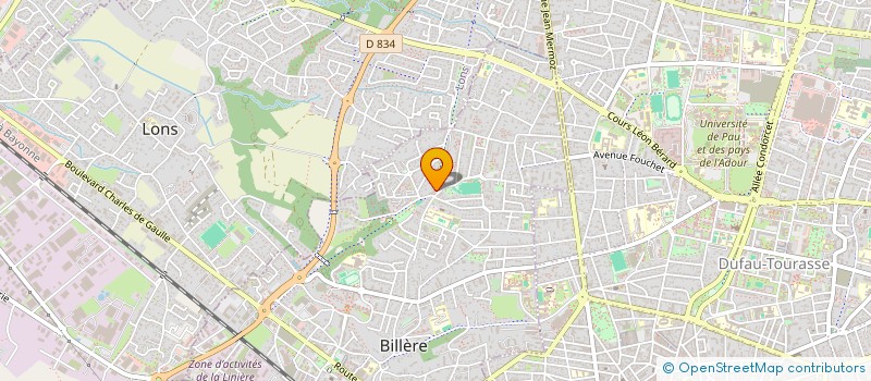 localisation de l'entreprise SARL SOLIFLOR  BILLERE