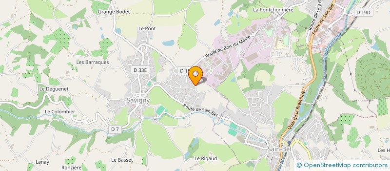 localisation de l'entreprise SARL SOLINECO à SAVIGNY