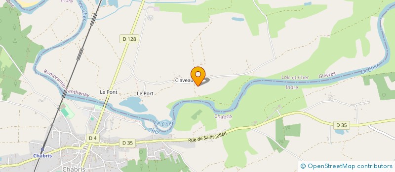 localisation de l'entreprise SARL SOLOGNE COUVERTURE  GIEVRES