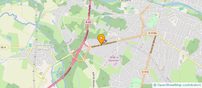 localisation de l'entreprise SARL SOLOGNOTEL à MEREAU