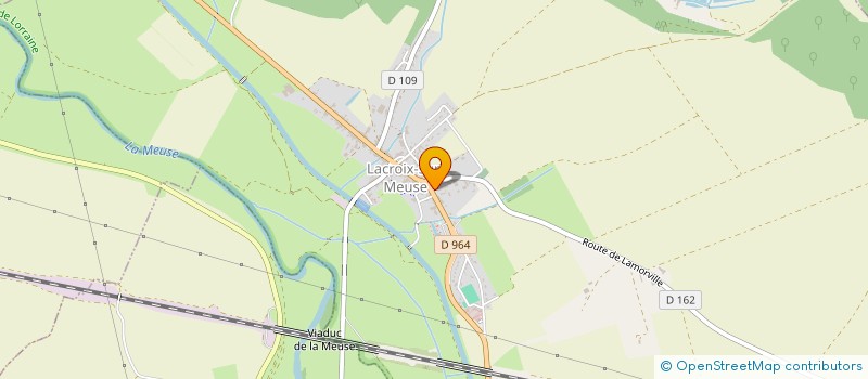 localisation de l'entreprise SARL SOLSUR ENROBES à LACROIX-SUR-MEUSE