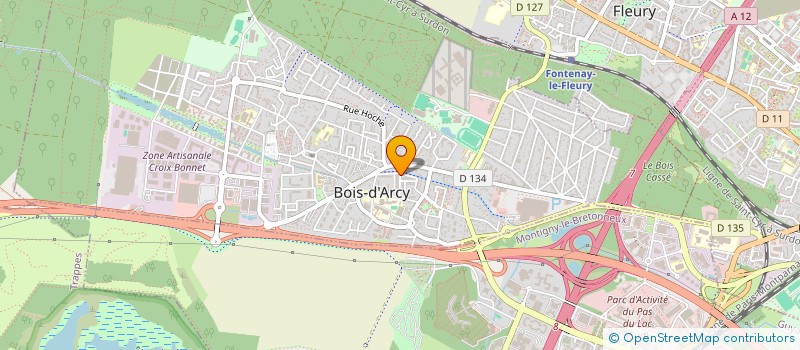 localisation de l'entreprise SARL SOLTECH  BOIS-D'ARCY