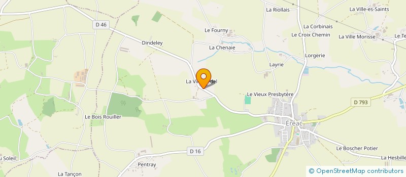 localisation de l'entreprise SARL SOLU'AGRI  EREAC