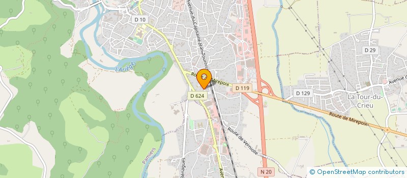 localisation de l'entreprise SARL SOLVET à PAMIERS