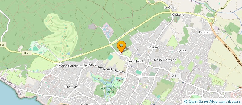 localisation de l'entreprise SARL SOMACO  SAINT-PALAIS-SUR-MER