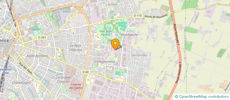 localisation de l'entreprise SARL SOMAT CARS à VALENCE