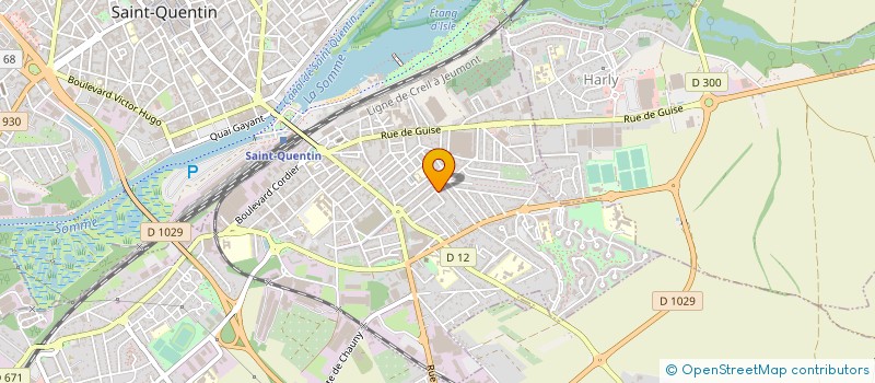 localisation de l'entreprise SARL SOMIFAME à SAINT-QUENTIN