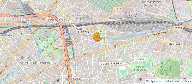 localisation de l'entreprise SARL SOMK à PANTIN