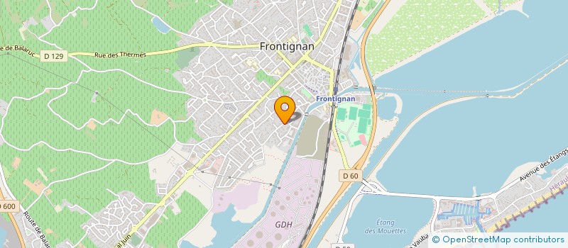 localisation de l'entreprise SARL SOMOPEP à FRONTIGNAN