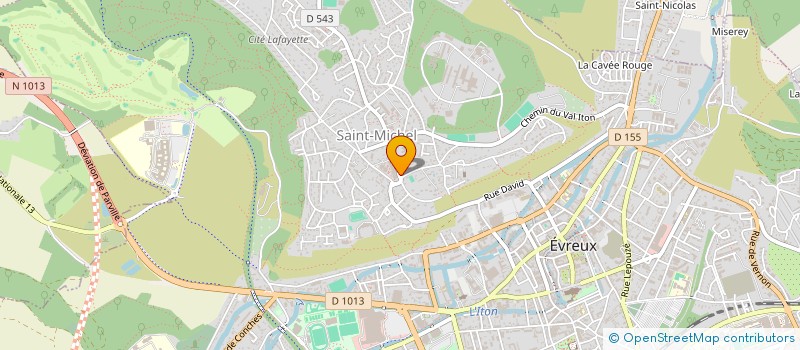 localisation de l'entreprise SARL SONERIU à EVREUX