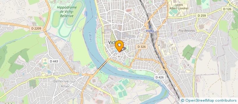 localisation de l'entreprise SARL SONISSA à VICHY