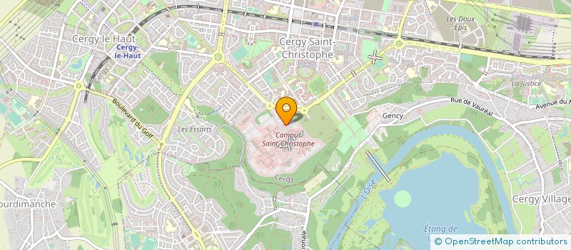 localisation de l'entreprise SARL SONNEVELD FRANCE  CERGY