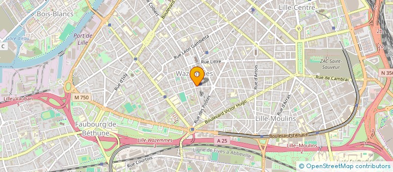 localisation de l'entreprise SARL SONOTEM à LILLE