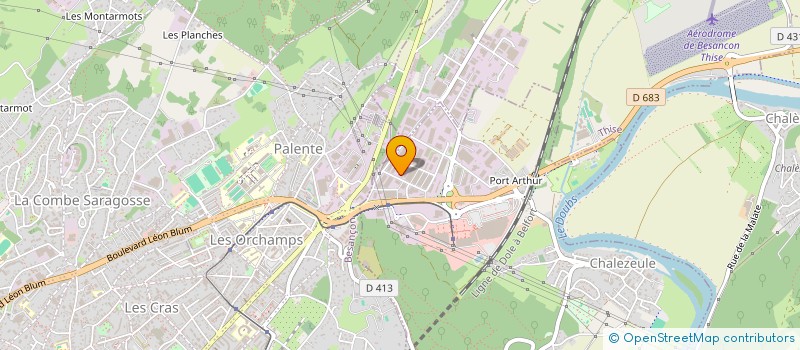 localisation de l'entreprise SARL SOPEM à CHALEZEULE