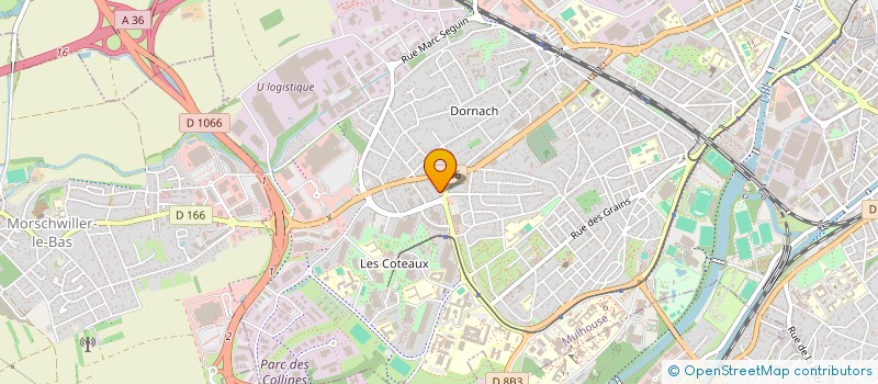 localisation de l'entreprise SARL SOPHIA  MULHOUSE