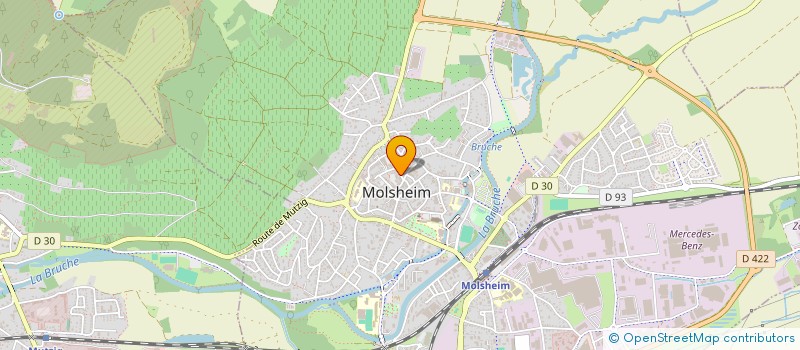 localisation de l'entreprise SARL SOPHIANA à MOLSHEIM