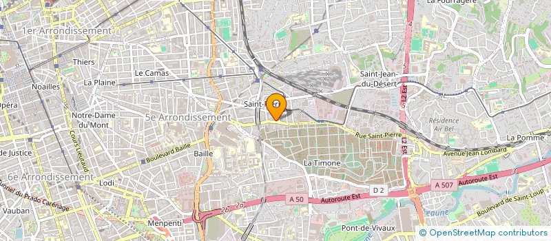 localisation de l'entreprise SARL SOPHIE à MARSEILLE