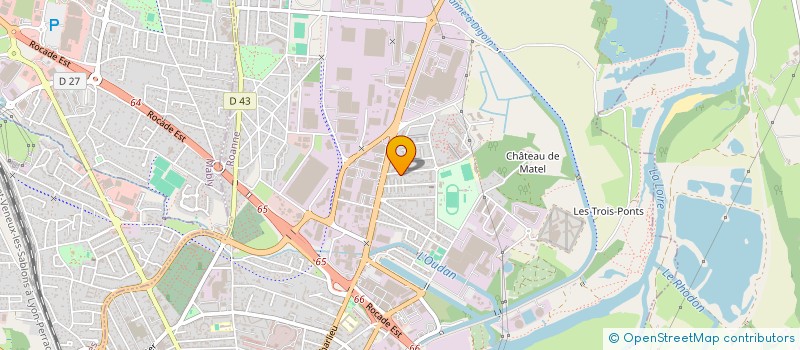 localisation de l'entreprise SARL SOPHIE BOUTIQUE  ROANNE