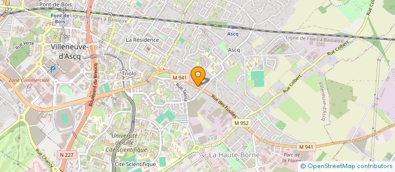 localisation de l'entreprise SARL SOPHIE DOUCET  VILLENEUVE-D'ASCQ